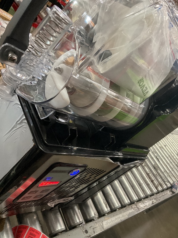 Photo 1 of ***(PARTS ONLY/ MAJOR DAMAGE/ NON FUNCTIONAL)***VEVOR Commercial Slushy Machine, 4L Single Tank Frozen Drink Machine, 16 Cups Stainless Steel Margarita Smoothie Frozen Drink Maker, Slushie Maker for Home Party Restaurants Cafe Bars