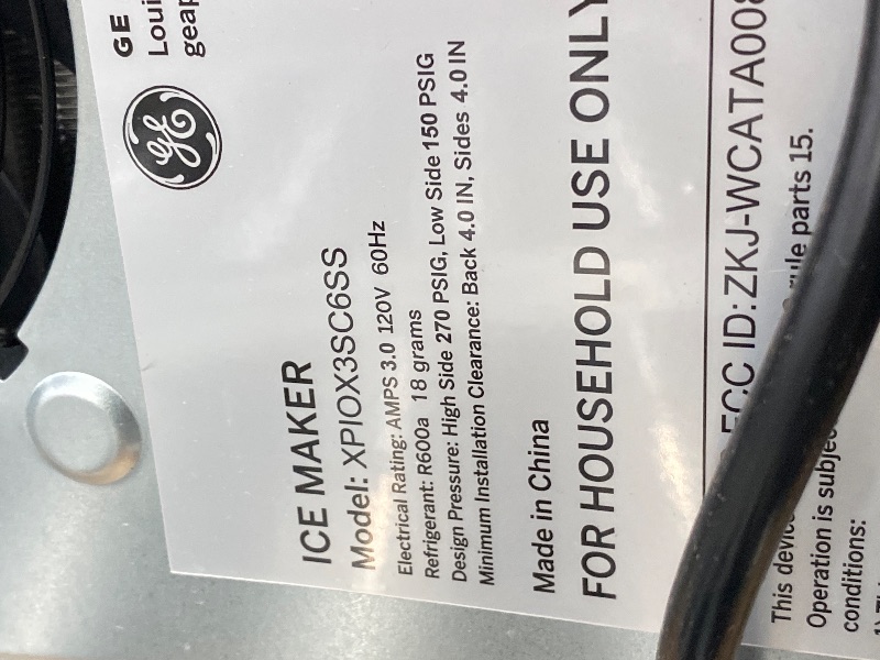 View 3 of **PARTS ONLY** GE Profile Opal 2.0 XL with 1 Gallon Tank, Chewable Crunchable Countertop Nugget Ice Maker, Scoop included, 38 lbs in 24 hours, Pellet Ice Machine with WiFi & Smart Connected, Stainless Steel
