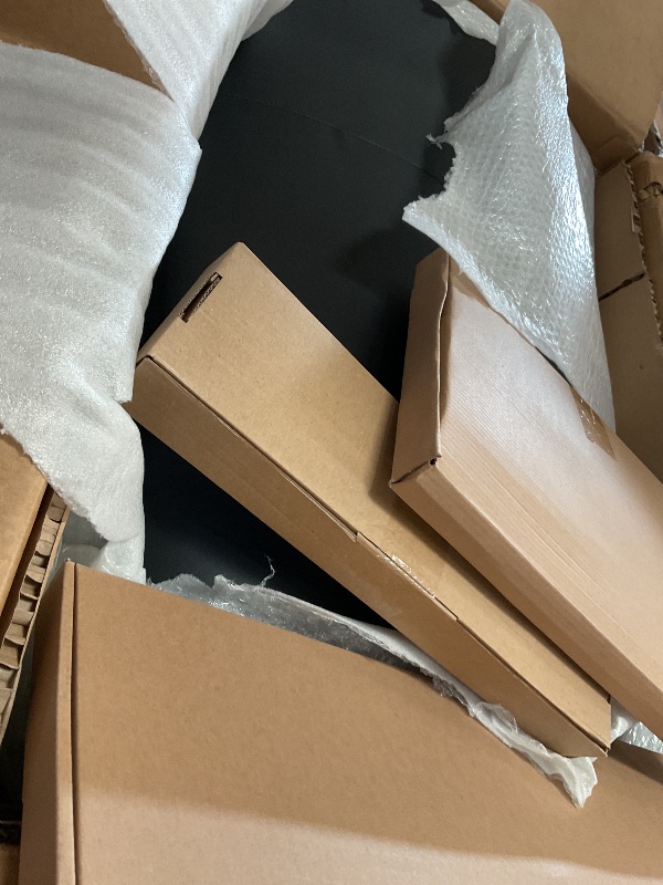 Photo 1 of ****MISSING PARTS**

HUAUR Genuine Leather Modern Executive Chair High-Back Support 90 to 150 Degrees Tilt and Upholstered Home Desk Chair with Base 360LB Capacity Swivel Computer Office Chair (Black)