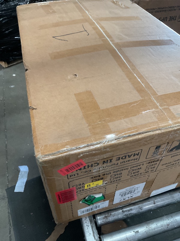 Photo 1 of ****MISSING PARTS**

HUAUR Genuine Leather Modern Executive Chair High-Back Support 90 to 150 Degrees Tilt and Upholstered Home Desk Chair with Base 360LB Capacity Swivel Computer Office Chair (Black)