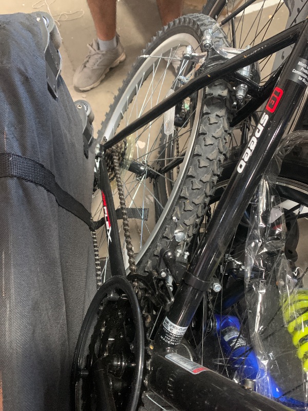 Photo 1 of **************MISSING THE FRONT WHEEL**************
BICYCLE RED AND BLACK KENT PRO 26SERIES