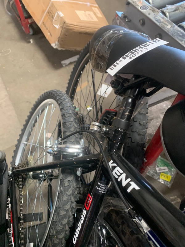 Photo 1 of **************MISSING THE FRONT WHEEL**************
BICYCLE RED AND BLACK KENT PRO 26SERIES