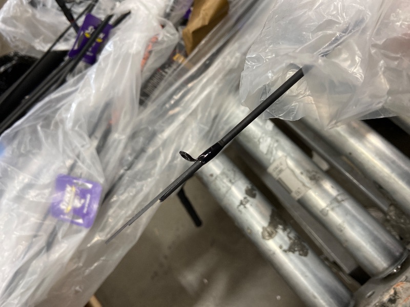 Photo 1 of **TIP IS BROKEN**Lews Fishing LSG170MFC Laser Sg1 Graphite Speed Stick Casting Rod, 7' Length, 1Piece, 6-12 lb Line Rate, 1/8-1/2 oz Lure Rate, Medium Power , Black