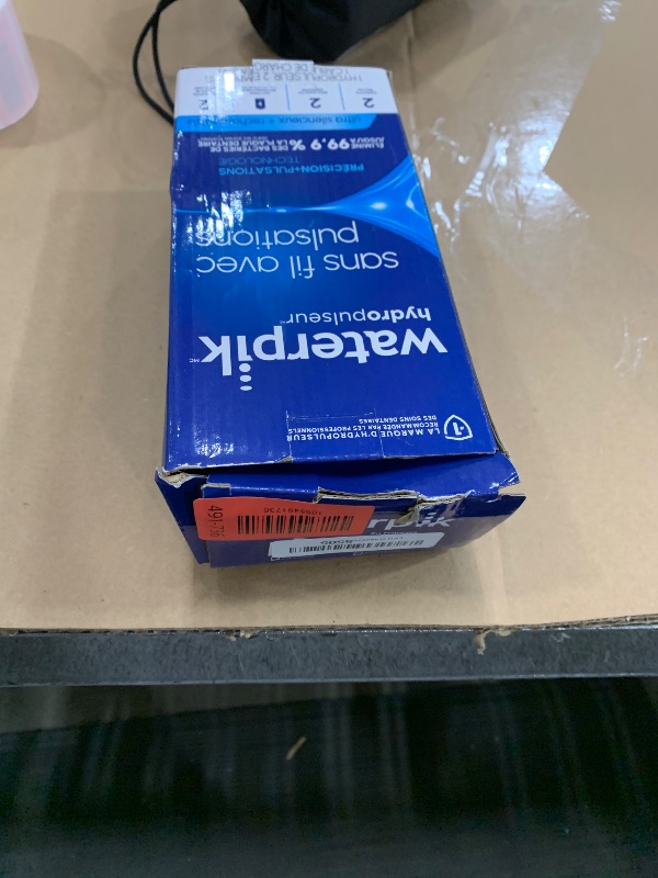 Photo 1 of (incomplete item) Waterpik Cordless Pulse Rechargeable Portable Water Flosser for Teeth, Gums, Braces Care and Travel with 2 Flossing Tips