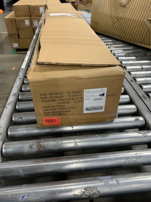 Photo 5 of Amazon Basics Smart Box Spring Bed Base, 7-Inch Height Mattress Foundation, Tool-Free Easy Assembly, King, 79"L x 75.5"W x 7"H, White