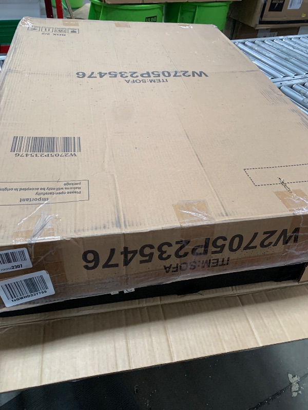 Photo 1 of ***BOX 2 OF 2 ONLY***KEIKI 114" U-Shaped Oversized Modular Velvet Sectional Sofa with 2 Chaise Lounge, Modern Style Upholstered 4-Seater Couch with Soft Seat Cushions, Easy Assembly, for Apartment, Living Room, Black