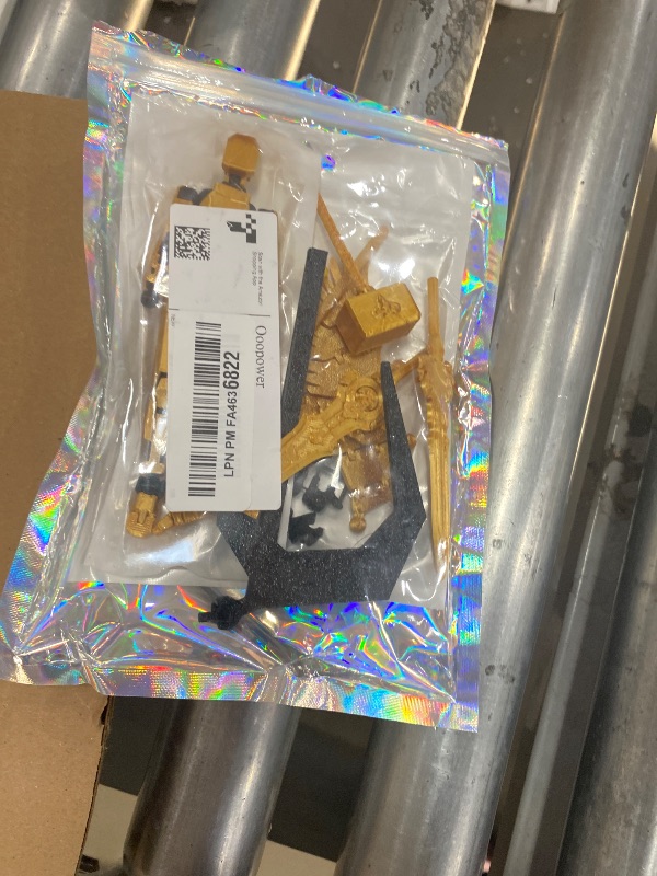 Photo 1 of (Assembly Completed) 3D Printed T13 Titan 13 Action Figure 5.54-inch Dummy Lucky 13 Action Figure with 9 Types of Weapons and 5 Types of Hands, (Golden)