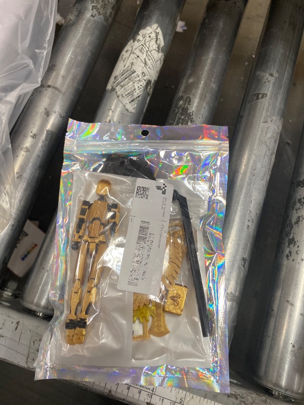 Photo 1 of (Assembly Completed) 3D Printed T13 Titan 13 Action Figure 5.54-inch Dummy Lucky 13 Action Figure with 9 Types of Weapons and 5 Types of Hands, (Golden)