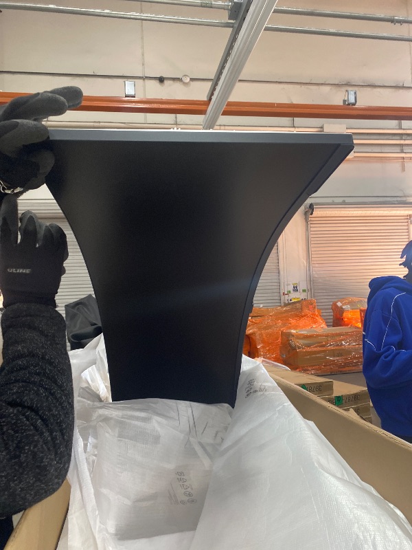 Photo 1 of *********FUNCTIONS, BUT MINOR DAMAGE TO SCREEN (SECOND PICTURE)** NO POWER CORD***
SAMSUNG 57" Odyssey Neo G9 (G95NC) Series Dual 4K UHD 1000R Curved Gaming Monitor, 240Hz, 1ms with DisplayPort 2.1, Quantum Mini-LED, DisplayHDR 1000, AMD FreeSync Premium 