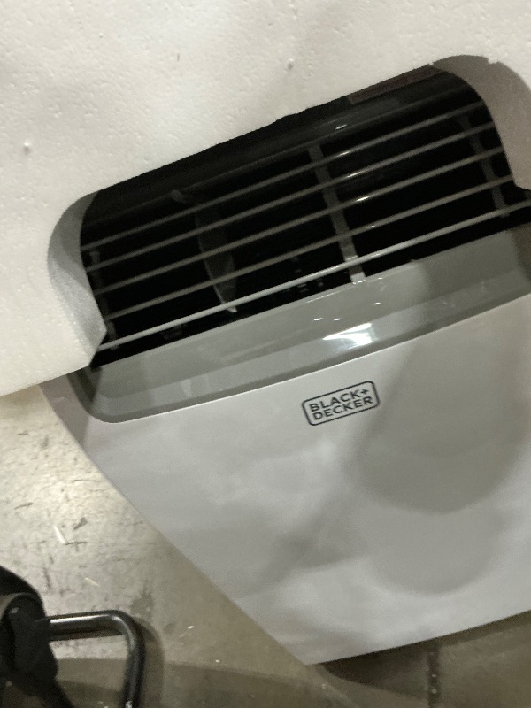 Photo 1 of ***MISSING PARTS***
BLACK+DECKER Smart Portable Air Conditioner, 12,000 BTU (8,000 BTU SACC) Cooling, 9,000 BTU Heating for Rooms up to 550 Sq. Ft., Follow Me Remote, BPACT12HWT, White