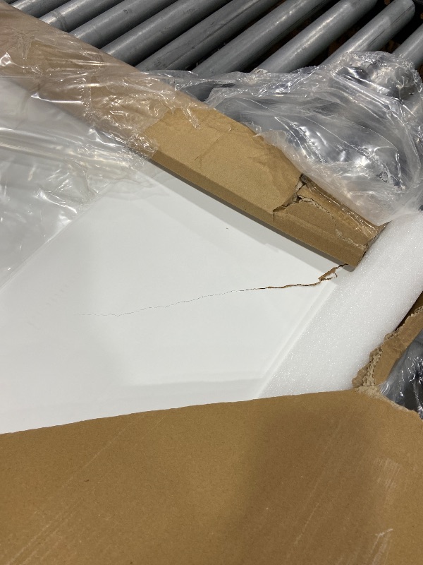 View 4 of **DAMAGED IN CORNER**BARNSMITH 30in x 80in Sliding Pocket Door, Track Hardware and Frame Kits with 2-Panel White Paintable Door Slab Included, Soft Close Mechanism, Durable and Smooth