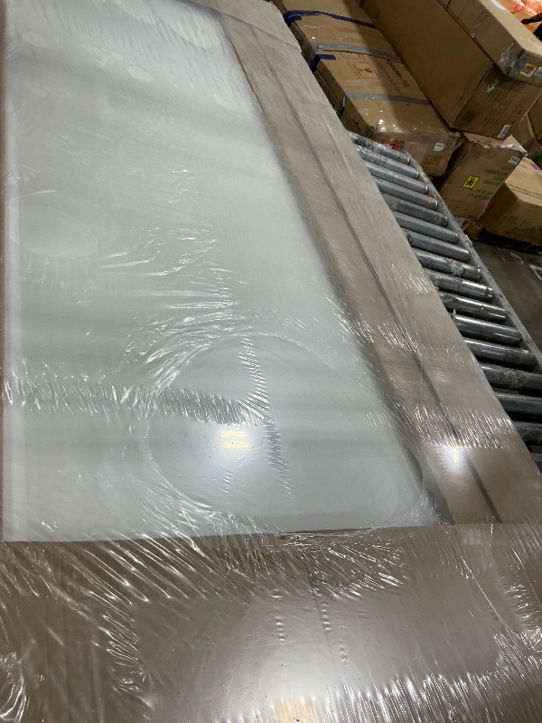 View 2 of **DAMAGED IN CORNER**BARNSMITH 30in x 80in Sliding Pocket Door, Track Hardware and Frame Kits with 2-Panel White Paintable Door Slab Included, Soft Close Mechanism, Durable and Smooth