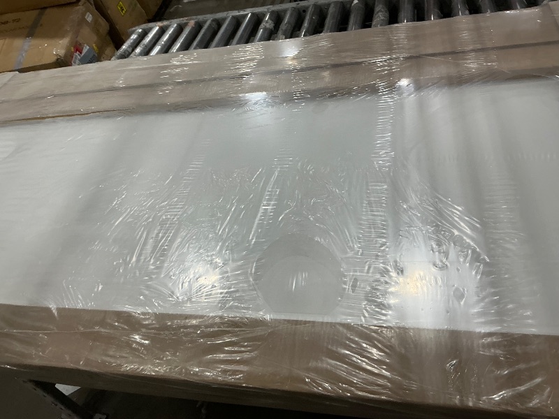 View 3 of **DAMAGED IN CORNER**BARNSMITH 30in x 80in Sliding Pocket Door, Track Hardware and Frame Kits with 2-Panel White Paintable Door Slab Included, Soft Close Mechanism, Durable and Smooth