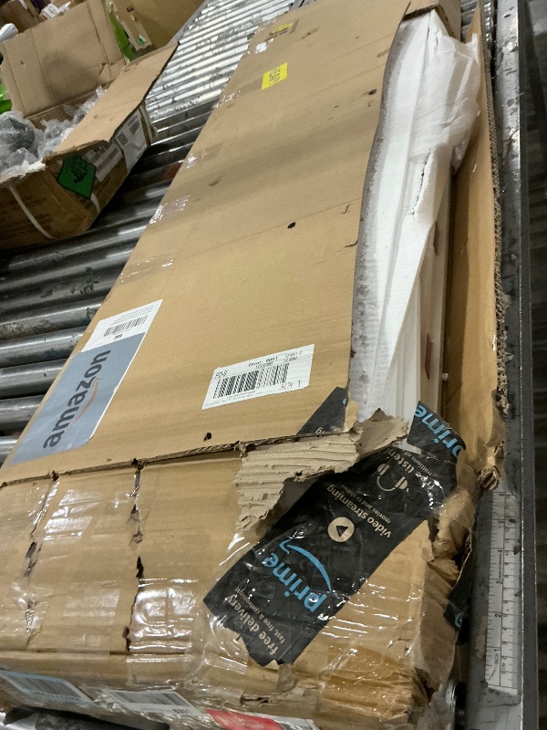 Photo 1 of (used)(missing a leg) Bamboo Bed Frame Queen Size Wood Platform Bedframe Solid Stable with Non-Slip Slats Support Tall Bed