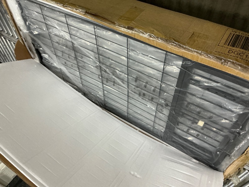 Photo 1 of *Missing partial set** KEIKI Large Outdoor Dog Kennel, 8' x 4' x 6' Metal Pet Enclosure with Roof Cover, Double-Door Lock, 2 Adjustable Feeders for Dogs, Chickens, Rabbits, Ducks