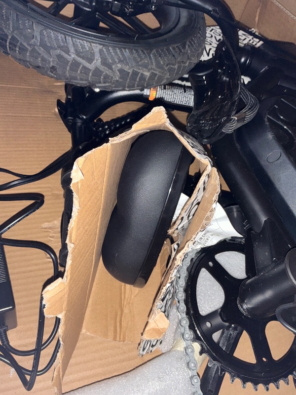 Photo 1 of *POWERS ON// DOESN'T MOVE* Jetson Bolt Pro Max Electric Bike, Pedal Assist, Foldable, Built-in Carrying Handle, Lightweight Frame, LED Headlight, Cargo Rack, Twist Throttle & Cruise Control, Ages 12+, JBLTPM-BLK