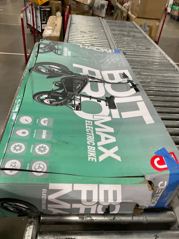 Photo 1 of *POWERS ON// DOESN'T MOVE* Jetson Bolt Pro Max Electric Bike, Pedal Assist, Foldable, Built-in Carrying Handle, Lightweight Frame, LED Headlight, Cargo Rack, Twist Throttle & Cruise Control, Ages 12+, JBLTPM-BLK