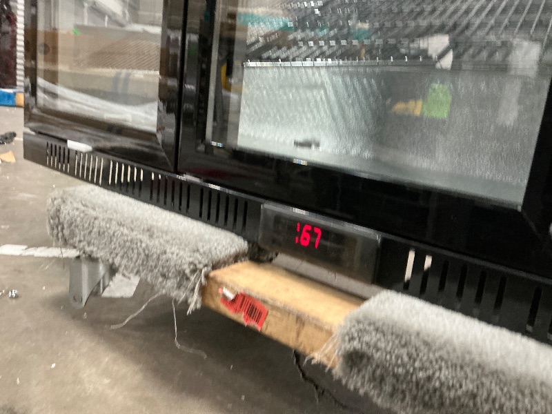 Photo 1 of *MINOR DENTS* Beverage Refrigerator, 53.15W Inch 12 Cu.Ft Drink Fridge, Back Bar Beer Fridge with 3 Glass Door, 35.43" Height Beverage Cooler, Built-in & Undercounter Commercial Back Bar Cooler for Kitchen Shop Bar