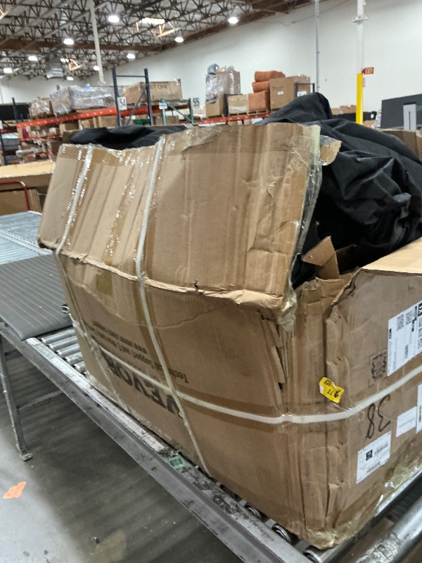 Photo 1 of *UNKNOWN OF ANY MAJOR DAMAGES** VEVOR Inflatable Nightclub, 19.7 x 16.4 x 12 Ft, Blow up Party Tent with Disco Lights & 680W Blower, Large Inflatable Night Club Tent for Adults, Inflatable House Air Cube for Wedding Birthday Black