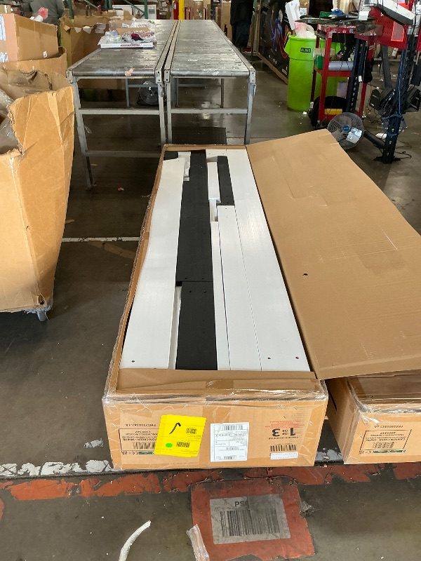 Photo 1 of *INCOMPLETE BOXES 1 AND 2 OF 3* Backyard Discovery Canyon Creek White Cedar Wood Swing Set with Wave Slide, Clubhouse, Play Kitchen, Picnic Area, Belt Swings, Web Swing, Rock Wall, Balconies, Playhouse, Step Ladder, Outdoor Playset