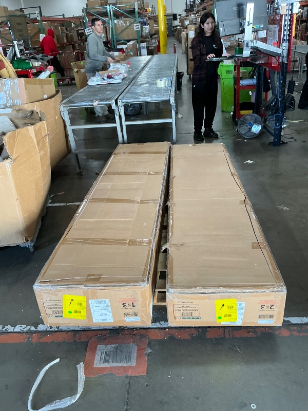 Photo 1 of *INCOMPLETE BOXES 1 AND 2 OF 3* Backyard Discovery Canyon Creek White Cedar Wood Swing Set with Wave Slide, Clubhouse, Play Kitchen, Picnic Area, Belt Swings, Web Swing, Rock Wall, Balconies, Playhouse, Step Ladder, Outdoor Playset