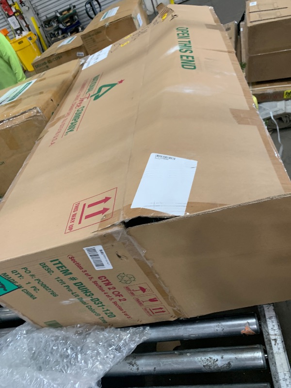 Photo 1 of ** Only Box # 2 Missing Box # 1 ** National Tree Company 12 ft Pre-Lit Dunhill Fir Artificial Christmas Tree, 1,200 LED Lights, 7,794 Tips, PowerConnect, Foot Pedal, 10 Light Functions, Includes Stand, Green