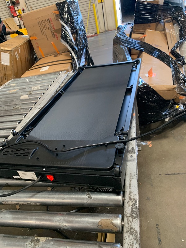 Photo 1 of **PARTS ONLY** Portable Compact Treadmill with Handles for Home Small Spaces, Foldable Folding Walking Pad Treadmill with Handle Bar, 3.0HP Electric Walking Pads Treadmills Home with 320LB Capacity, LED Display