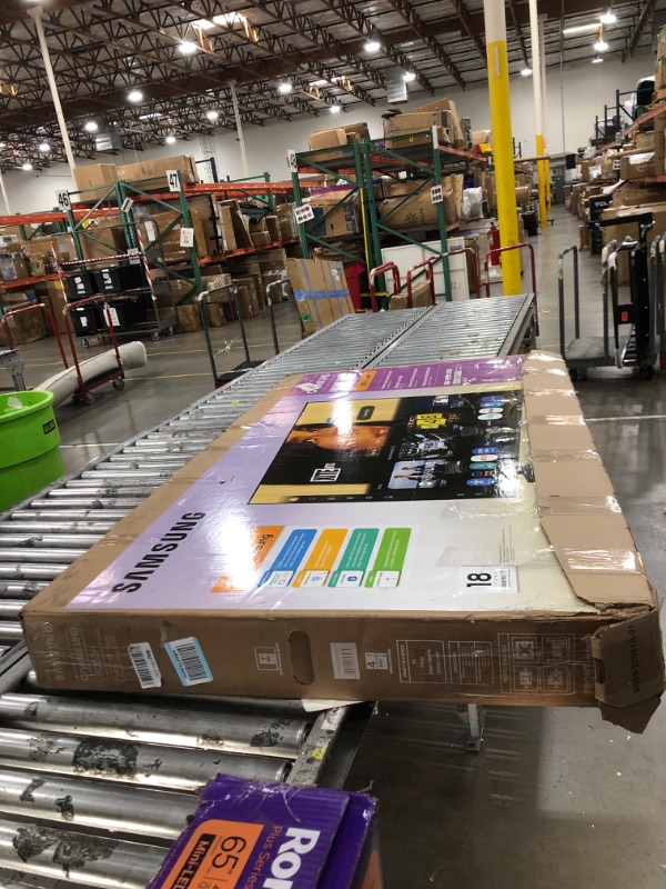 Photo 1 of *DAMAGE* Samsung 65-Inch Class Crystal UHD U8000F 4K Smart TV (2025 Model) Endless Free Content, Crystal Processor 4K, MetalStream Design, Knox Security, Alexa Built-in