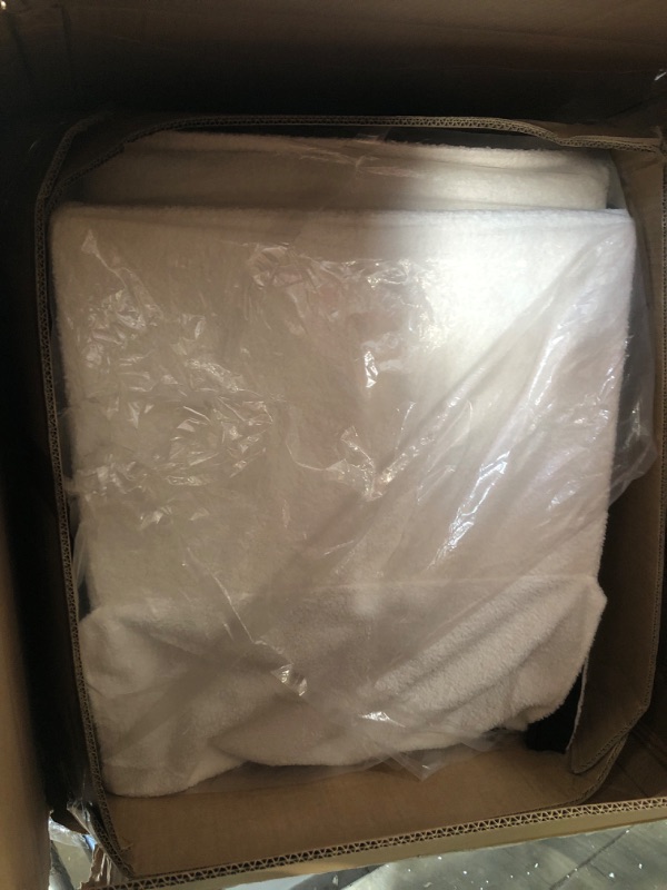 Photo 1 of *INCOMPLETE BOX 2 OF 2* Oxford Baby Uptown Upholstered Swivel Glider and Recliner Nursery Chair, Boucle White