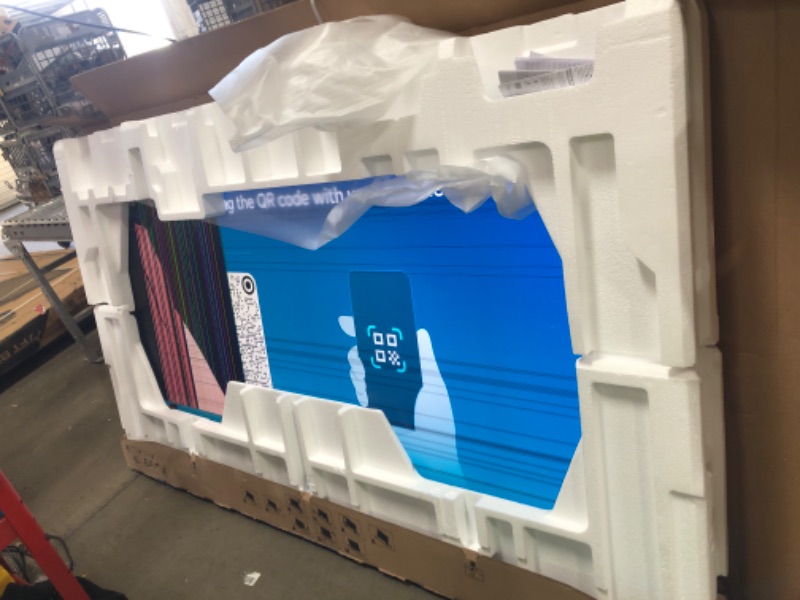 Photo 1 of *Cracked Screen* Samsung QN85LS03FW 85 inch The Frame Pro 4K Neo QLED Mini LED Smart TV (2025) Bundle with CPS Exclusive 26 Month Protection, 2X HDMI Cables & Deco Gear Complete Home Theater Beginner's Guidebook