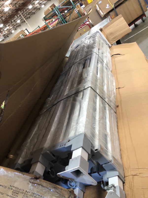 Photo 1 of *SKELETON ONLY* COBIZI 10x30 Pop Up Canopy with 8 Sidewall,Heavy Duty Canopy UPF 50+ All Season Wind Waterproof Commercial Outdoor Wedding Party Tents for Parties Canopy Gazebo with Roller Bag(10 x 30 ft White)