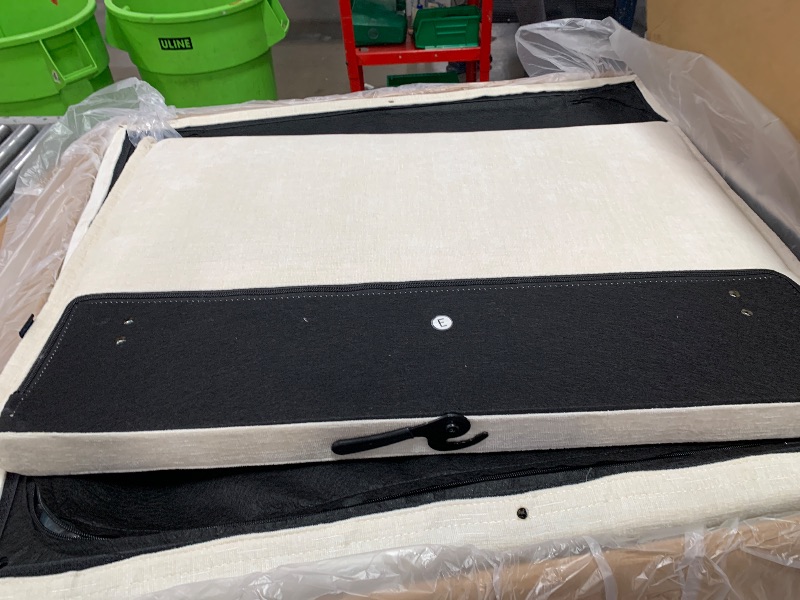 Photo 1 of **MISSING BOX A** Vesgantti 74" Loveseat Sofa Without Armrest, Comfy Cloud Couch for Living Room Deep Seat Chenille Modern 2 Seater Small Sofa, Extra Seats for Modular Couch, Beige