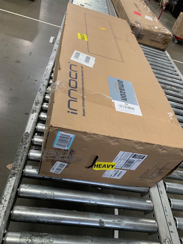 Photo 1 of ***DAMAGE*** INNOCN 49" Curved Monitor Ultrawide Gaming 120Hz 32:9 QHD 5120 x 1440P Computer Monitor, R1800, 99% sRGB, HDR400, USB Type C, DisplayPort, HDMI, Built-in Speakers, Height/Tilt Adjustable - 49C1R