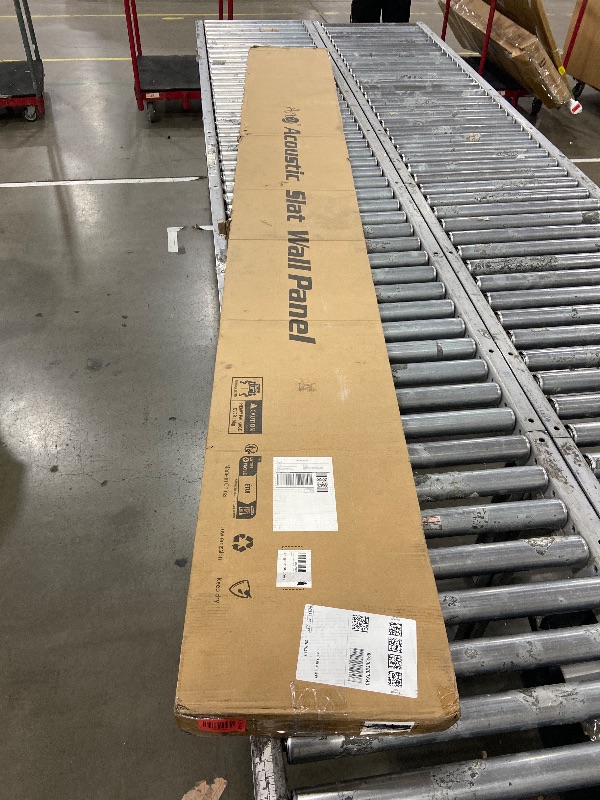 Photo 1 of  Wood Slat Acoustic Panels for Wall and Ceiling - 3D Fluted Sound Absorbing Panel with Wood Finish