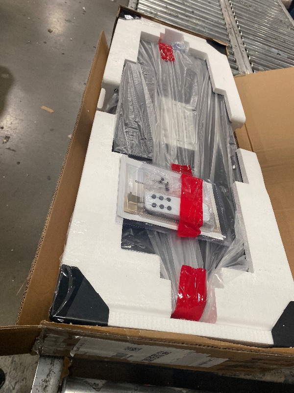 View 3 of ********INCOMPLETE ITEM, THIS IS ONLY BOX #2 OUT OF 2 TOTAL, ONLY THE FIREPLACE**************
MXV 70" Fireplace TV Stand with Power Outlet for TVs UP to 80", Electric Fireplace Entertainment Center with LED Lights & Storage Cabinets, TV Console for Living