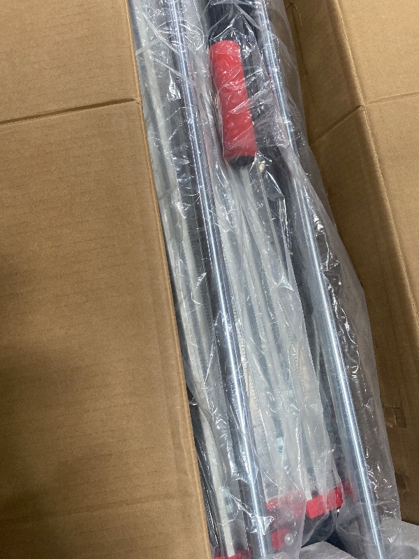 Photo 1 of (for parts, damaged) SHIJING 48'' Double Track Manual Tile Cutter with Laser Cutting Guide Porcelain Tile Cutter with Split Platen,Double Aluminum Base