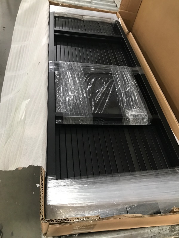 Photo 1 of *COMPLETE 2 BOXES 1 OF 2 AND 2 OF 2*
CNPOP Metal Triple Bunk Bed for Kids and Teens, Detachable Twin & Twin XL Beds, Space-Saving Design with Guardrails and Ladder, Sturdy Metal Frame, Black