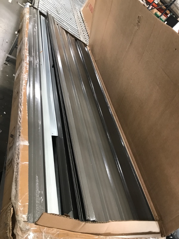 Photo 3 of Shintenchi 6x4 FT Outdoor Storage Shed with Window, Lockable Outdoor Waterproof Tool Storage Sheds,Weather Resistant Tool Storage House Shed for Garden,Backyard,Patio Utility Tool Storage,Dark Gray