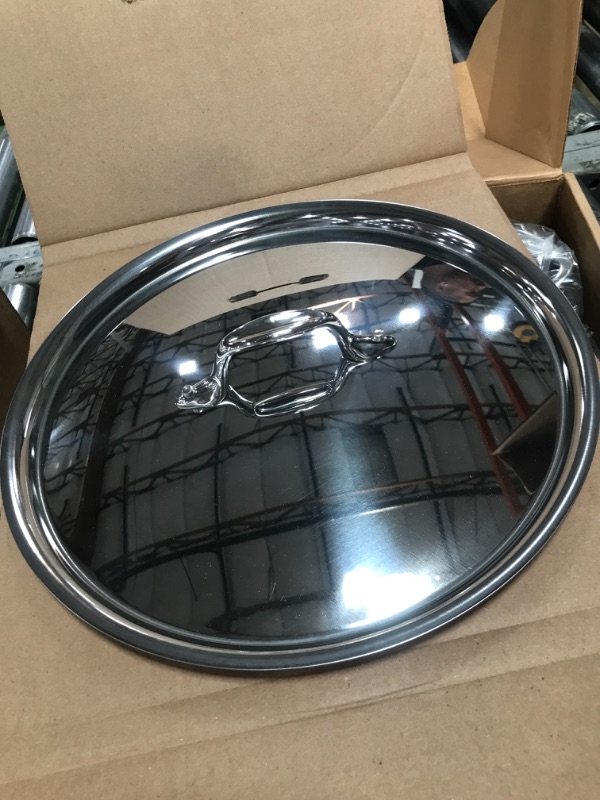 Photo 9 of All-Clad Copper Core 5 Ply Stainless Steel Cookware Set 15 Piece, Oven Broiler Safe 600F, Cookware, Stockpot, Pots and Pans Set, Silver