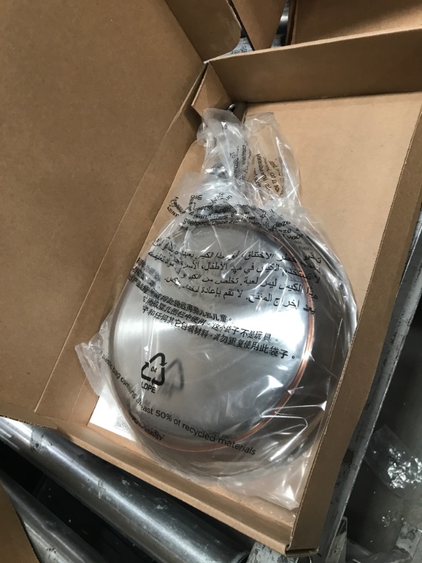 Photo 10 of All-Clad Copper Core 5 Ply Stainless Steel Cookware Set 15 Piece, Oven Broiler Safe 600F, Cookware, Stockpot, Pots and Pans Set, Silver