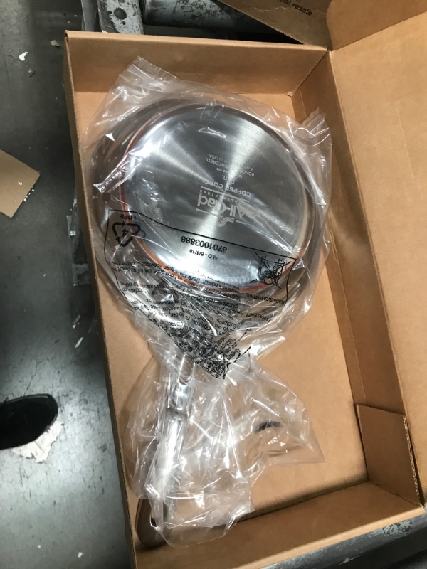 Photo 5 of All-Clad Copper Core 5 Ply Stainless Steel Cookware Set 15 Piece, Oven Broiler Safe 600F, Cookware, Stockpot, Pots and Pans Set, Silver