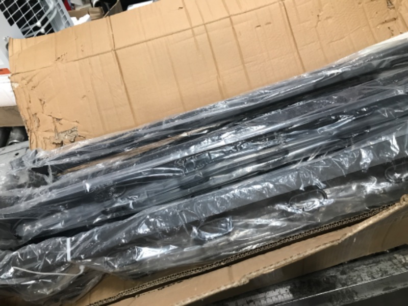 Photo 1 of Epcee 12-Pack Angle 25° Fence Post Extender, 40" Fence Barbed Wire Extend Arm?for Outdoor Fences to Increase Height, Protect Privacy and Pets Jumping Off (12, 40in-25°Angles - Wood Post)