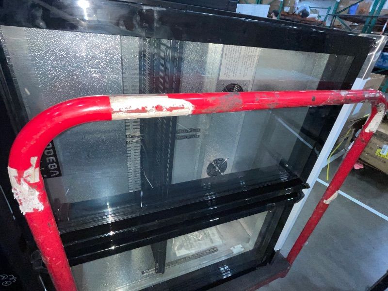 View 7 of ***PARTS ONLY***BODEGACOOLER Back Bar Cooler with 2 Glass Doors,7.7 Cu.ft Commercial Back Bar Beverage Refrigerator Counter Height,LED Lighting for Soda Drinks,Beer,Wine Stainless Steel Top,DOE Approved,4 Casters