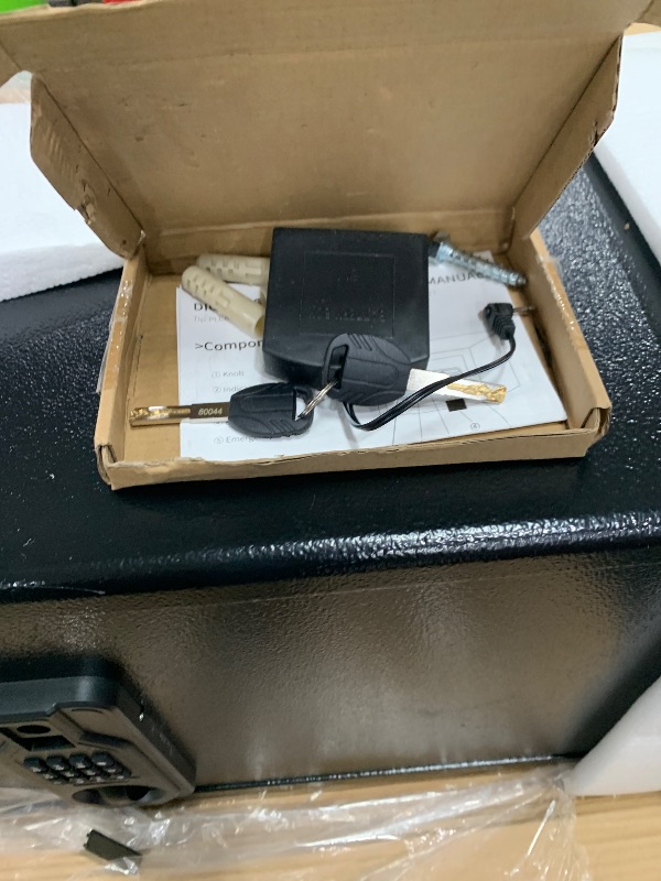 Photo 1 of 6.5 Cuft Large Fireproof Safe, Home Safes with Fireproof and Waterproof Bag, Digital Security Document Safe with 3 Removable Shelves, Programmable Keypad and Led Light, for Money Jewelry Valuables