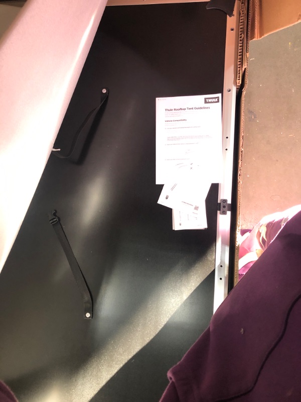 Photo 1 of ** UNKNOWN IF MISSING PARTS , DAMAGE SHOWN IN PICTURE ****Thule Approach M -Dark Slate