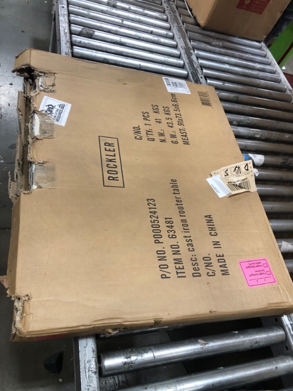 Photo 1 of 1-½” Thick ProMax Cast Iron Router Table Top - Smooth Routing Table Router w/Truss Head Machine Screw, Plate Levelling Screw, Split Lock Washer, Hex Nut - Professional Routing Table Woodworking Tools