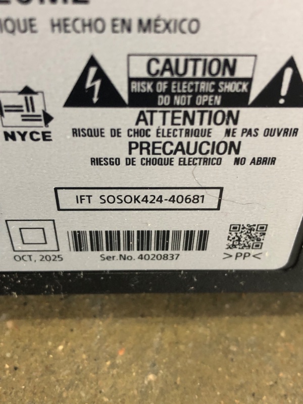 Photo 1 of *** PARTS ONLY *** Sony BRAVIA 2 II 55 Inch 4K Ultra HD LED Smart TV with Google TV and Exclusive Features for PlayStation®5 (K-55S20M2), 2025 Model