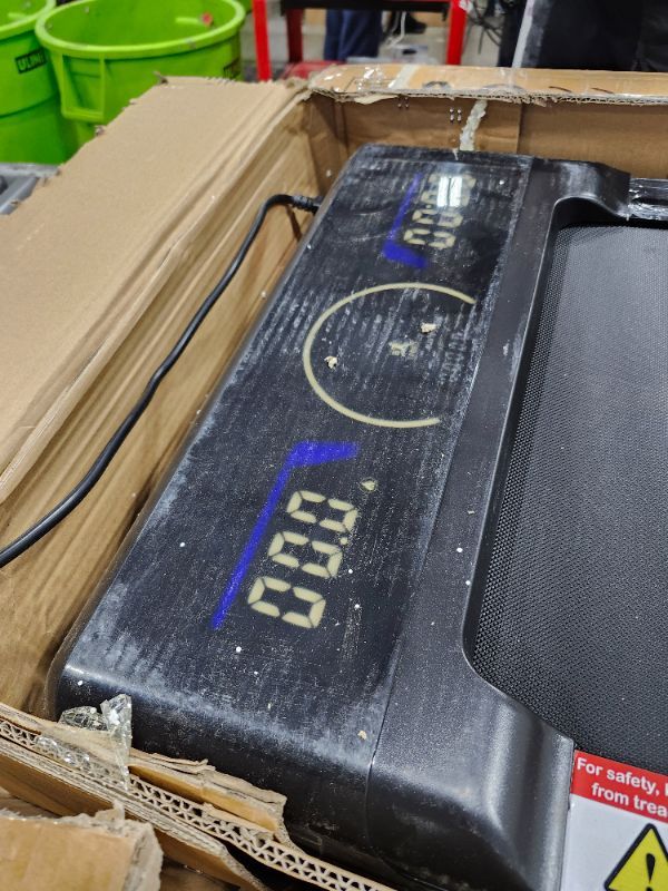 Photo 1 of ***PARTS ONLY***TRAILVIBER Walking Pad Treadmill with 12% 9-Level Auto Incline, 450 lbs Capacity RGB LED Screen, Bluetooth Speaker Under Desk Treadmill, Compact Treadmills for Home Hiking