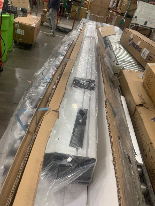 Photo 1 of ***PARTS ONLY***SCREENPRO 150 inch Tensioned Floor Rising Projector Screen, Motorized Pull Up ALR Projector Screen with Remote, 16:9 Electric Home Theater Screen for 4K Projector