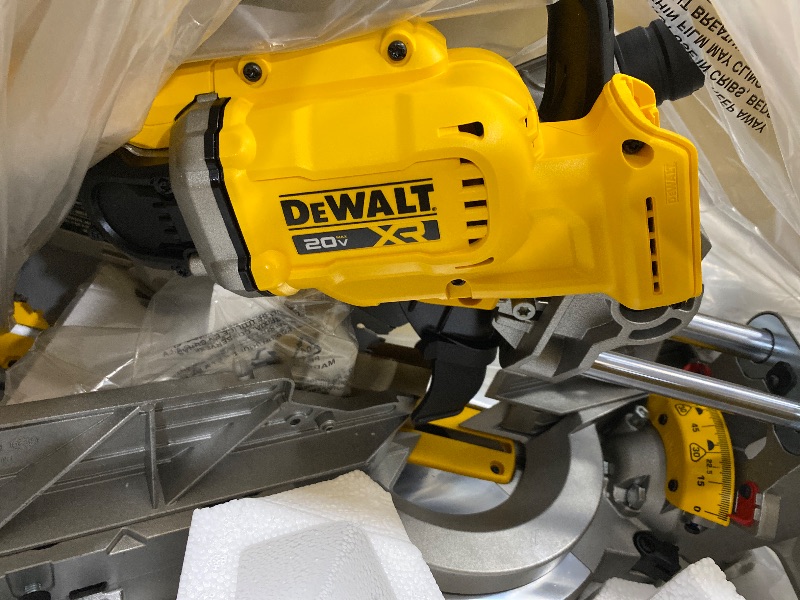 View 2 of **TOOL ONLY**DEWALT 20V MAX XR 12 inch Double Bevel Sliding Miter Saw, Cordless, Tool Only (DCS785B)